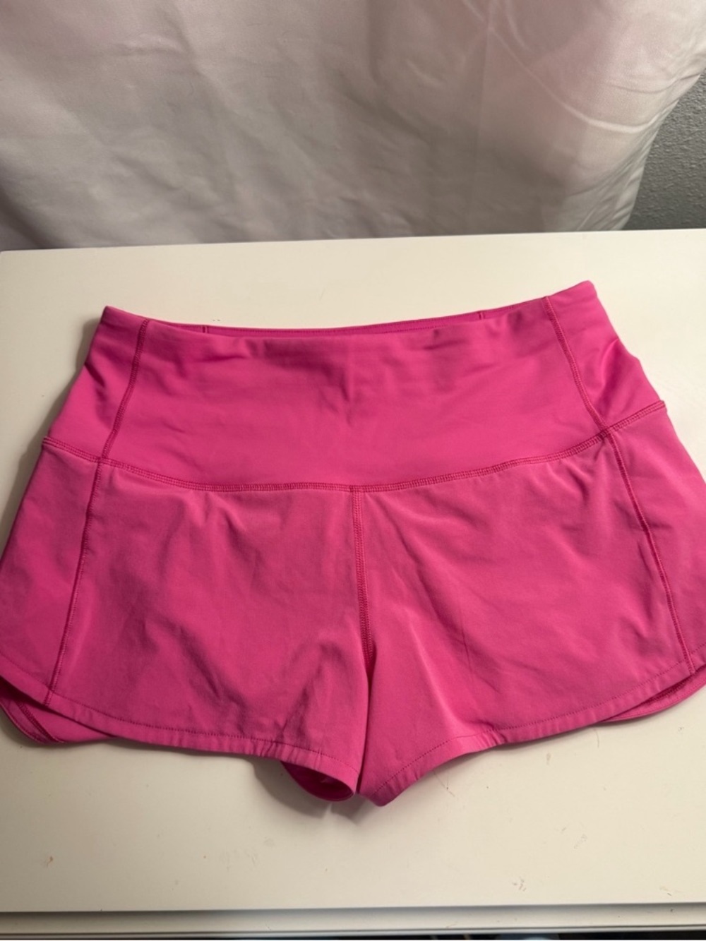 Women’s Pink Active Shorts - High Waist Performance